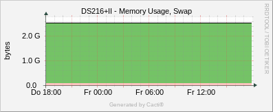DS216+II - Memory Usage Swap